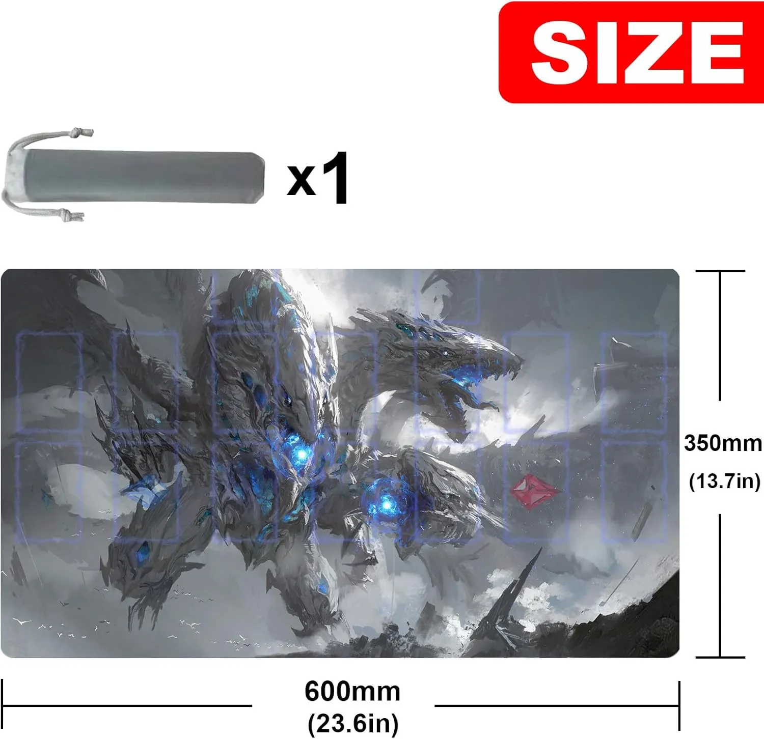 ygo playmat Duel Mat Gaming Competition Pad Mat Card Binder Deck 23.6x13.7in (14)