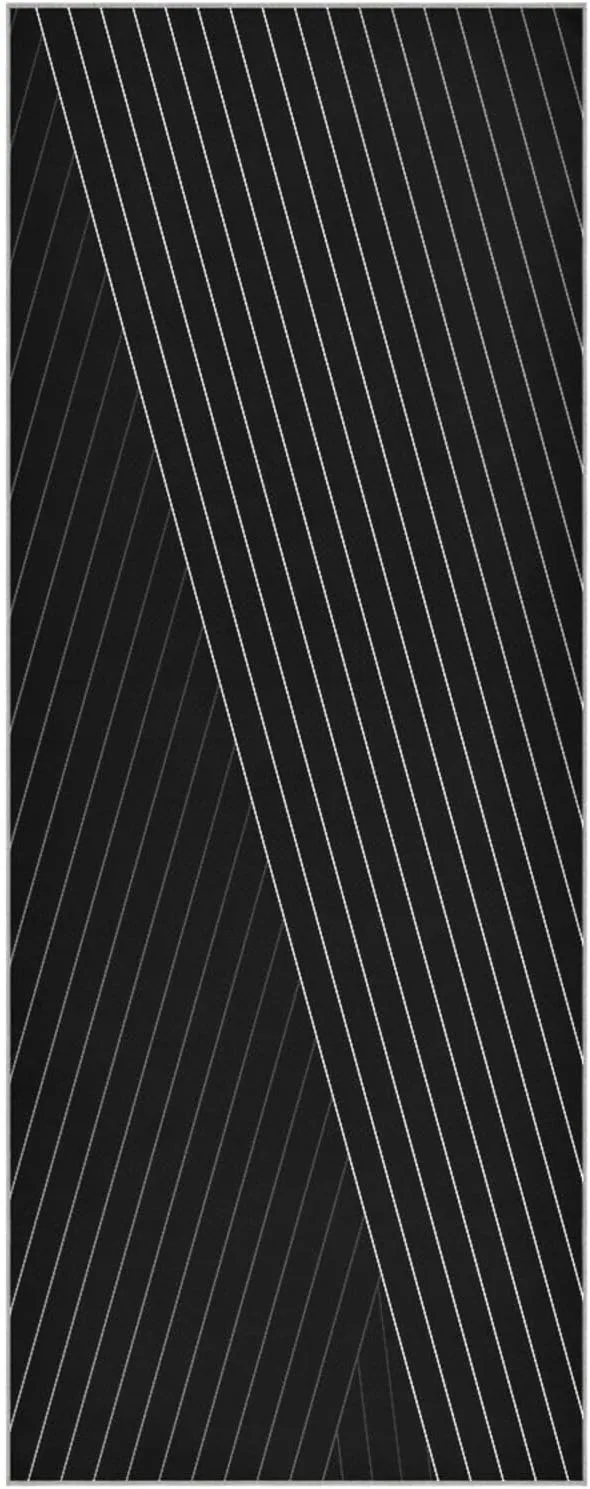 Yoga Towel Abstract Black Background Hot Yoga Mat Towel with Grip Dots Sweat Absorbent Non-Slip for Hot Yoga, 24" x72",Soft Yoga Blankets with Travel Bag,Pilates and Workout