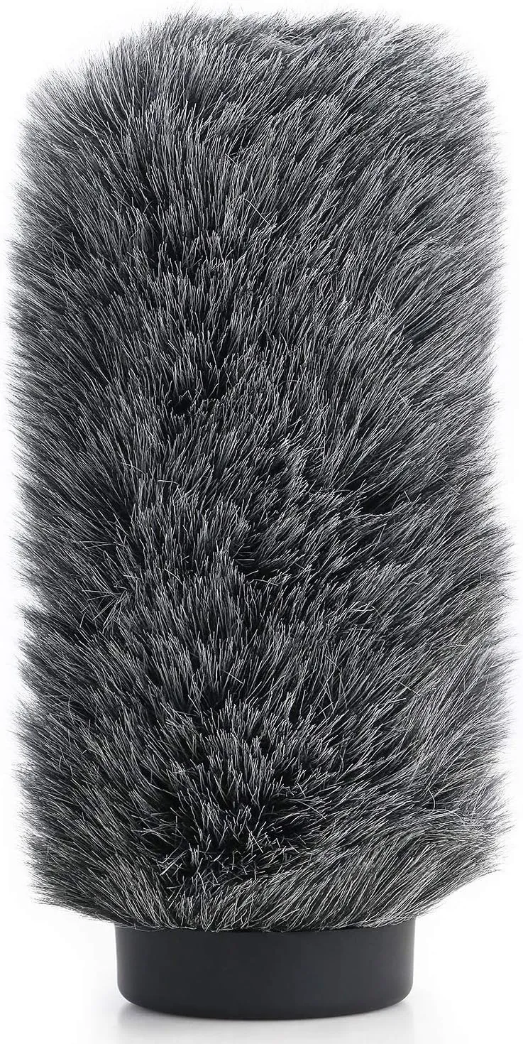 YOUSHARES NTG3 Microphone Windscreen - Deadcat/Windmuff for Rode NTG-3, Sennheiser MKH416 Shotgun Mic, Wind Shield Up to 7.1" Long