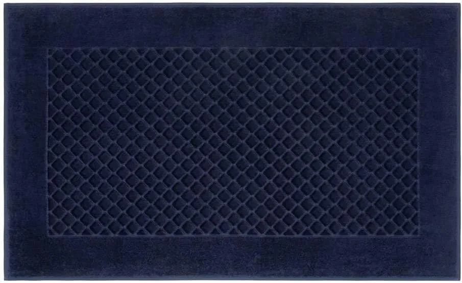 Yves Delorme Etoile Marine Bath Mat | Cotton | Luxury Mat from Portugal