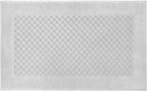 Yves Delorme Etoile Silver (Light Grey) Bath Mat | Cotton | Luxury Mat from Portugal