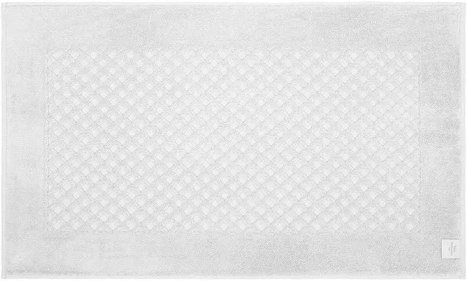Yves Delorme Etoile Silver (Light Grey) Bath Mat | Cotton | Luxury Mat from Portugal
