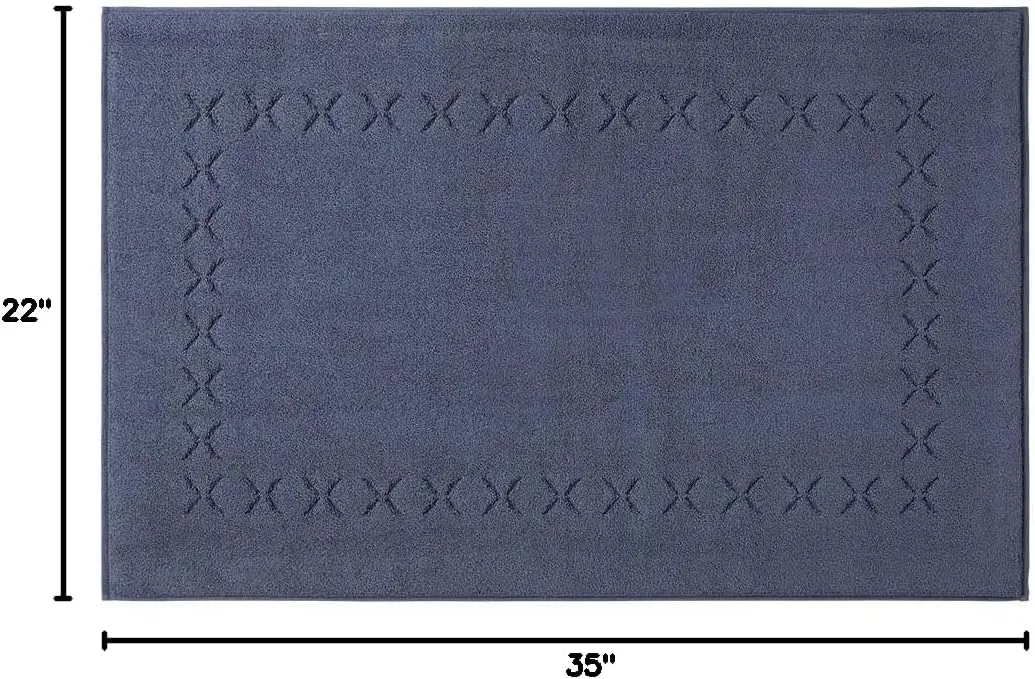 Yves Delorme Nature Outremer Bath Mat | Cotton | Luxury Mat from Portugal