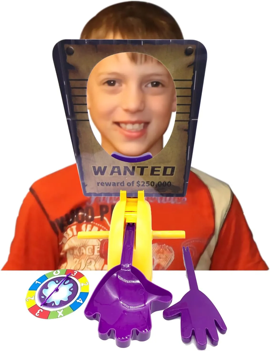 YWYITA Pie in Face Toys, Slap Face Game,Whipped Cream Game,Fun Family Board Game for Kids,Perfect for Birthday Party Whipped Cream(Not Included)