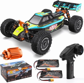 ZD Racing 1:12 Brushless Fast Rc Cars for Adults Fast 42 MPH,Off Road Rc Car 4X4,Remote Control Car for Adults 4WD High Speed Racing RC Buggy with Two 3S 2200 mAh Truck Suitable for Gifts